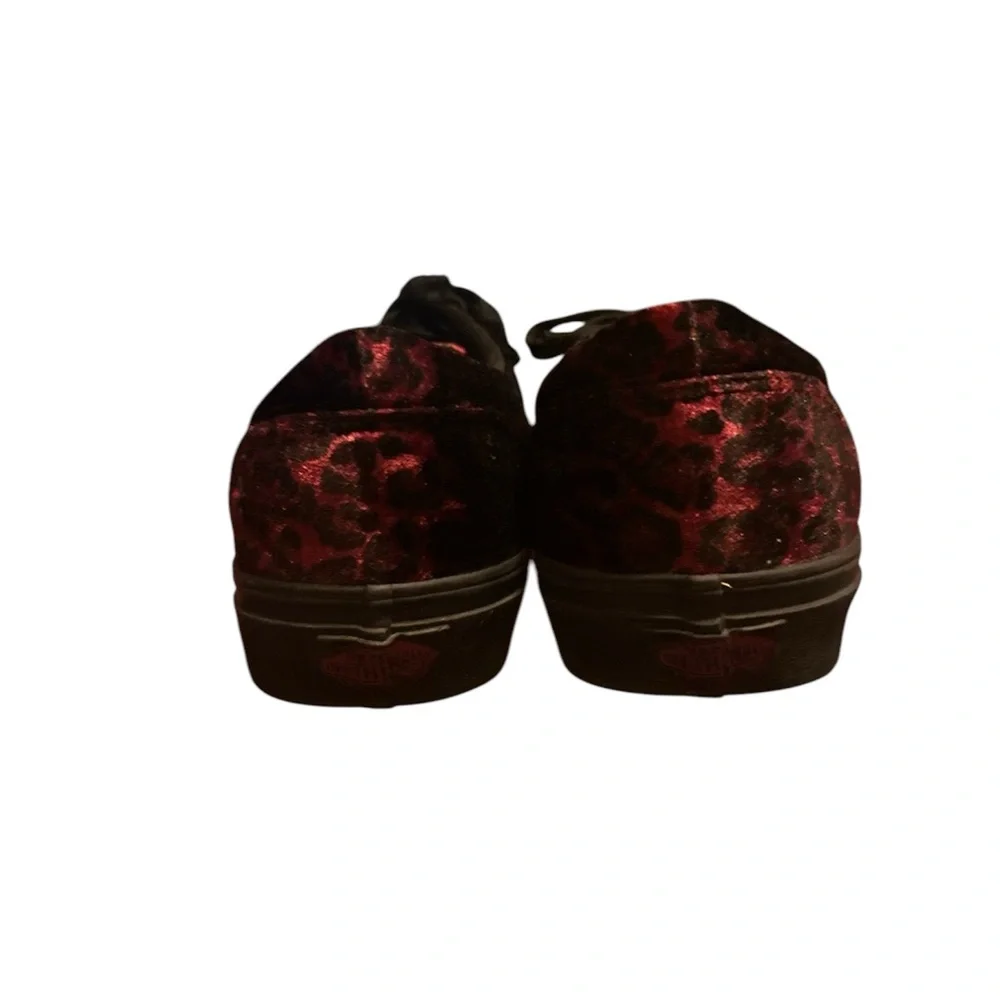 Vans Maroon and black velvet - Picture 3 of 4